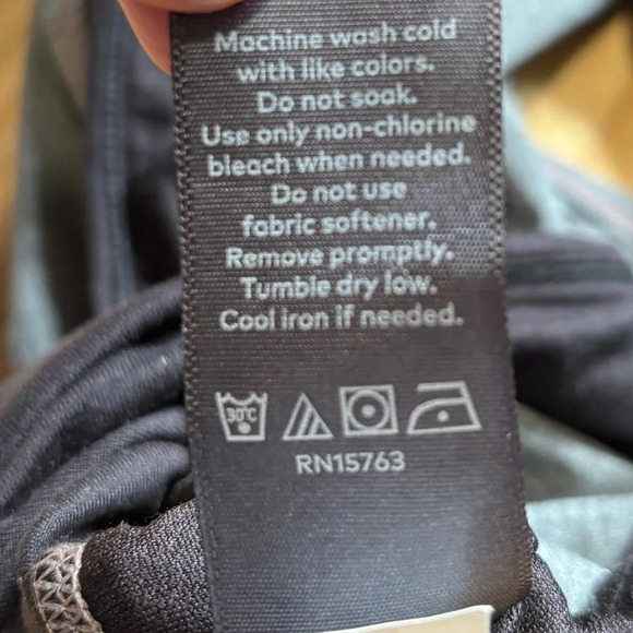 Champion C9 Athletic Shorts Black Grey Lined Zip Pocket - Picture 5 of 11